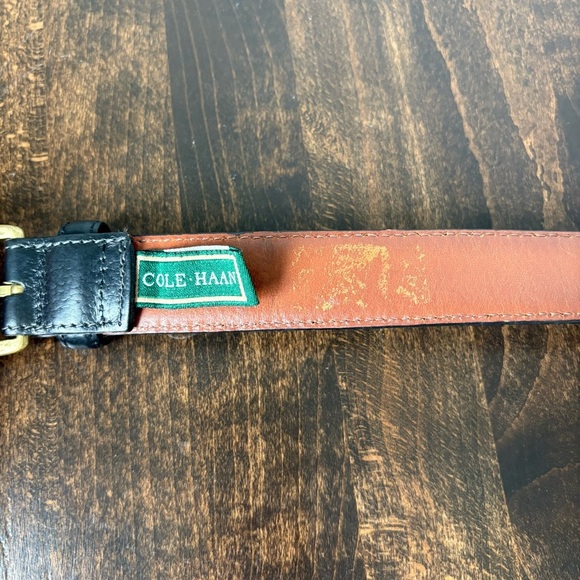 Vintage Cole Haan Leather Belt - Picture 9 of 9